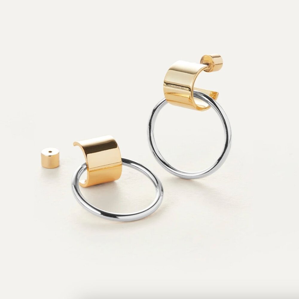 Jenny Bird Faye Knockers Earrings Brand New